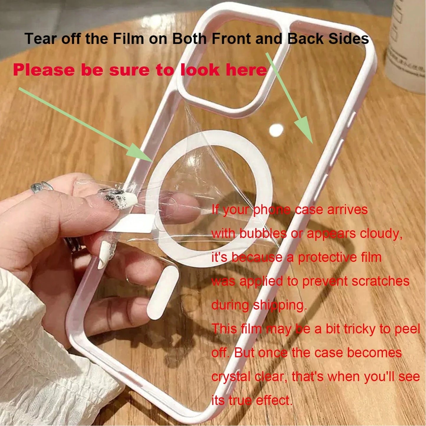 Transparent Magnetic Phone Case Compatible With IPhone 17 Pro Max, 16 Pro Max, 15, 14, 13, 12, 11 Pro, Plus, Max, Mini, 7, 8, SE, 16e, 7P, X, XR, XsMax And S26 Ultra, S25 Ultra, S24 Ultra, S25 FE, A56