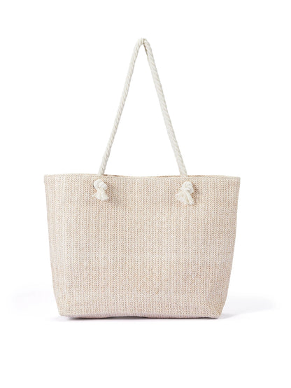 Trivaya Lightweight, Casual Minimalist Straw Bag With Coin Purse For Teen Girls Women College Students Perfect For College, Outdoors, Travel, Outings, Vacation, Fashionable Vacation Bag For Summer, Su