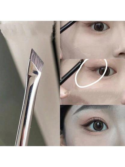 Ultra-Thin Angled Liner Brush, Angled Brow Brush, Eyeshadow Brush For Under-Eye And Eyelid, Affordable Makeup Tools That Are Versatile And Extremely Effective, Eyebrow Brush, Eyeshadow Brush, Brush,Gi