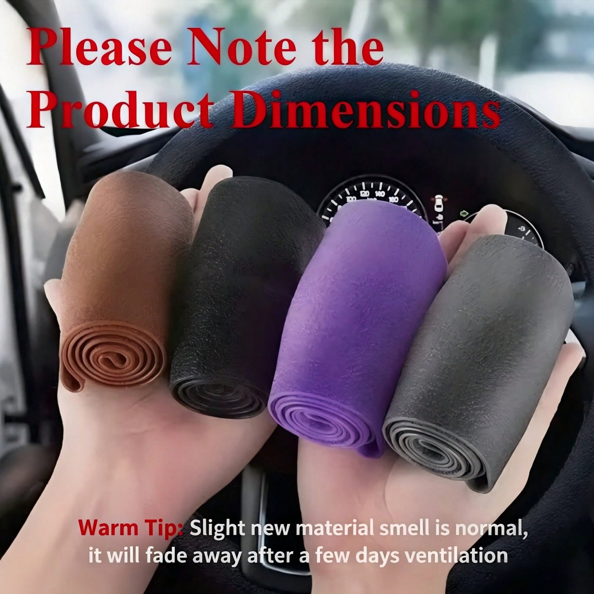 Ultra-Thin Non-Slip Silicone Steering Wheel Cover, Fits 13.77-14.17 Inch Cars, SUVs And Trucks, Quick Installation, Low-Profile Non-Slip, Slightly Sticky Surface, Better Control, Odorless Black Protec