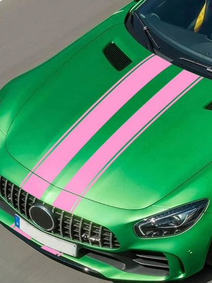 Unique Pink Stripe Hood/Bonnet Graphics, Practical And Multifunctional Design