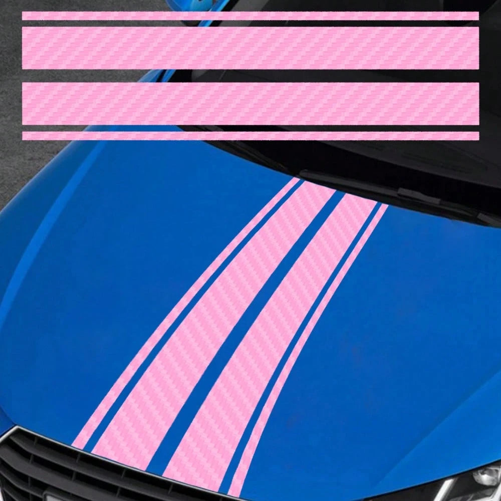 Unique Pink Stripe Hood/Bonnet Graphics, Practical And Multifunctional Design