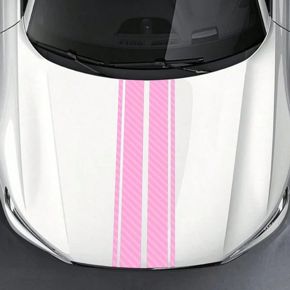 Unique Pink Stripe Hood/Bonnet Graphics, Practical And Multifunctional Design
