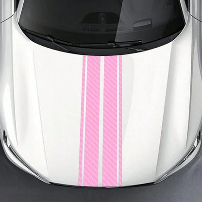 Unique Pink Stripe Hood/Bonnet Graphics, Practical And Multifunctional Design