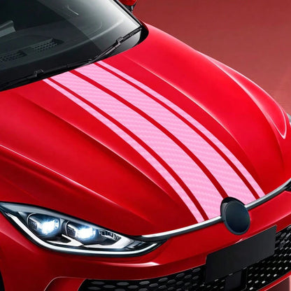 Unique Pink Stripe Hood/Bonnet Graphics, Practical And Multifunctional Design