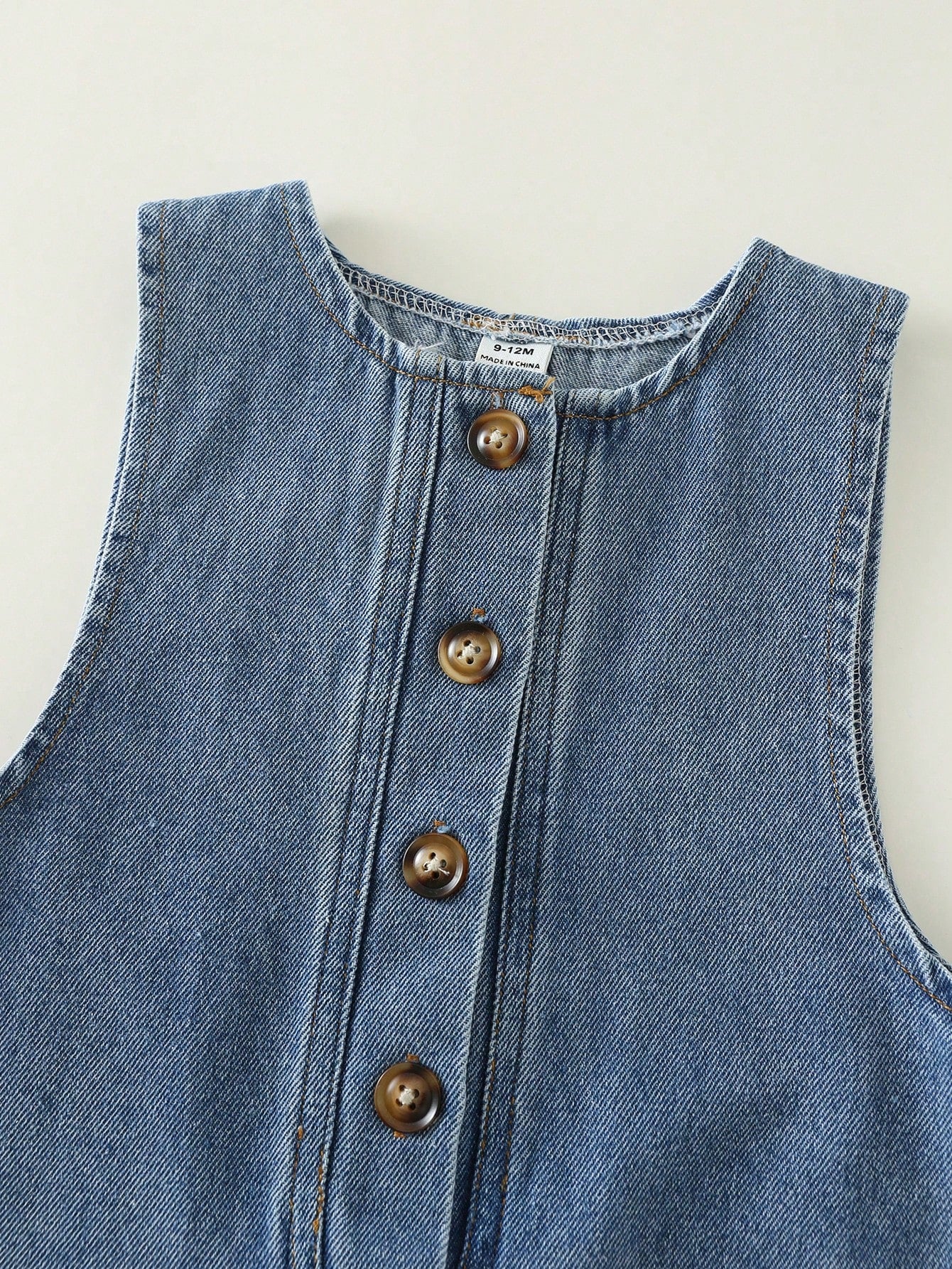 Unisex Baby Casual Cute Denim Bib Pants, Suitable For Summer, Spring, Autumn