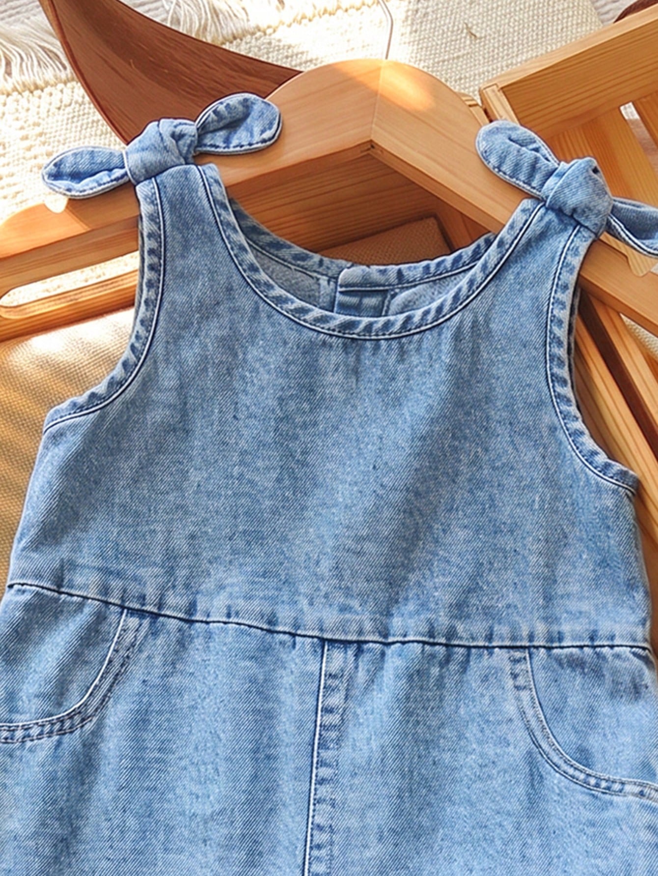 Unisex Baby Casual Cute Denim Overalls, Suitable For Summer, Spring, Autumn Wear, Halloween, Halloween Costume, Halloween Denim
