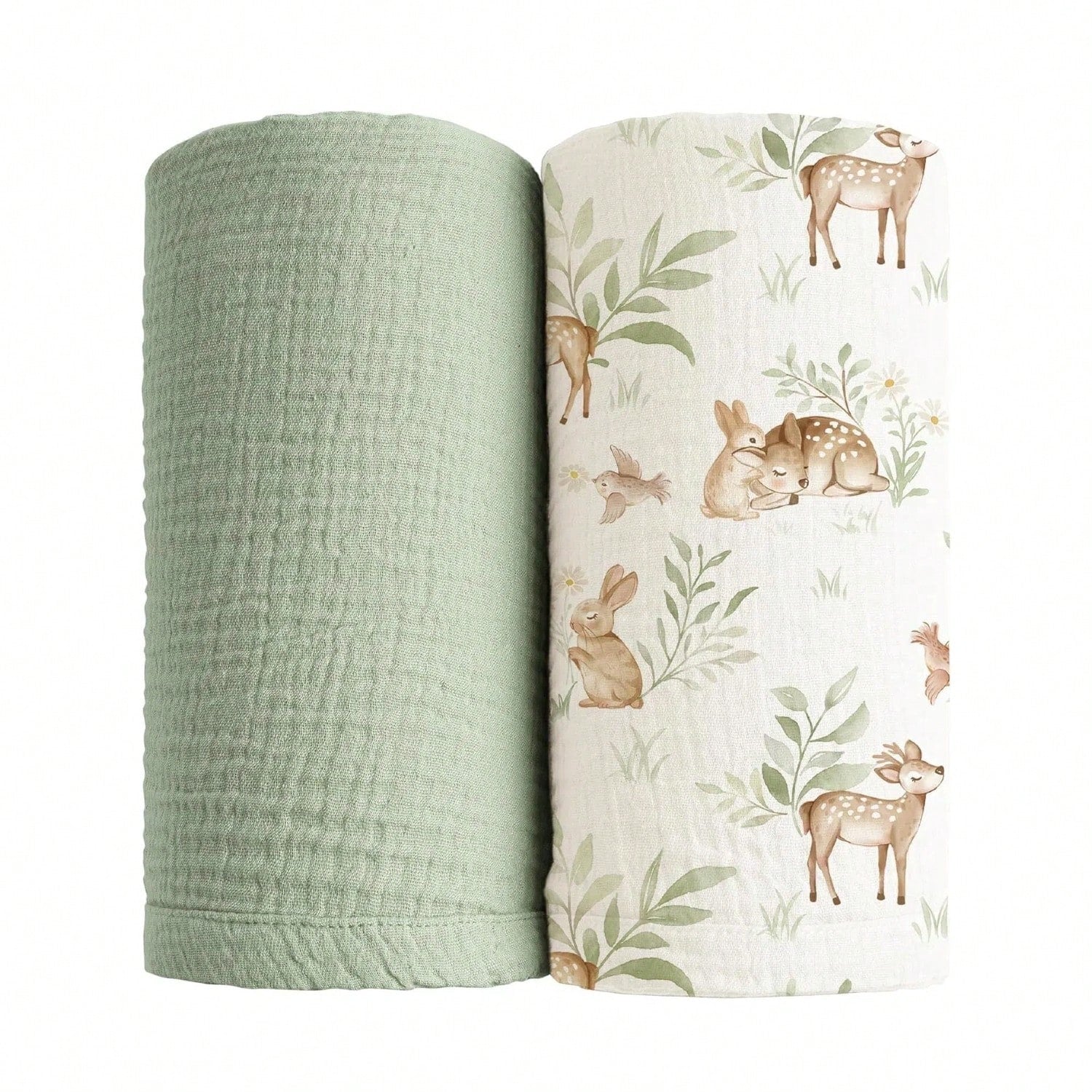 Unisex Baby Swaddle Blanket, Soft & Breathable Newborn Receiving Blanket, Essential For Baby Christening