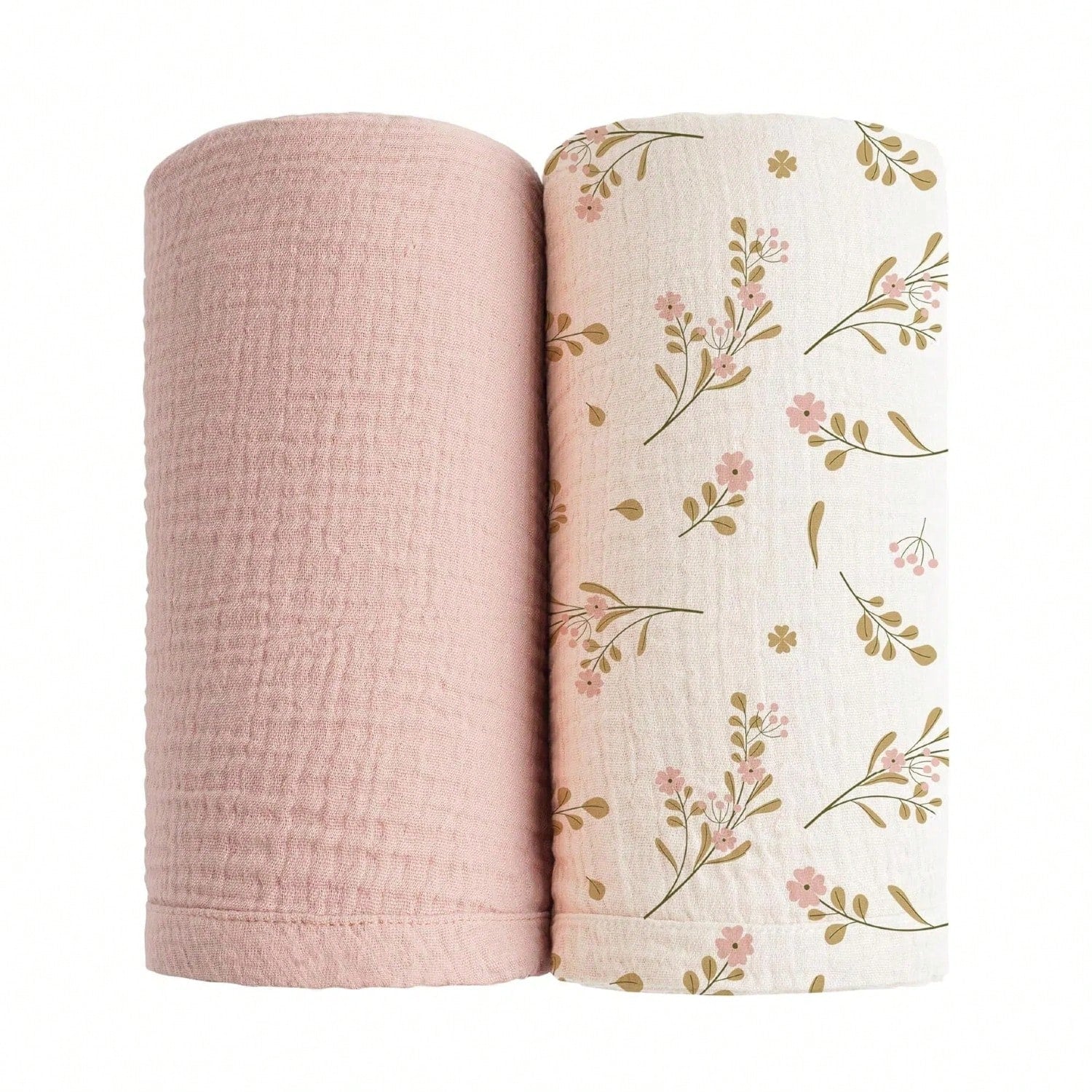 Unisex Baby Swaddle Blanket, Soft & Breathable Newborn Receiving Blanket, Essential For Baby Christening