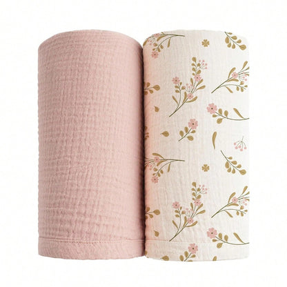 Unisex Baby Swaddle Blanket, Soft & Breathable Newborn Receiving Blanket, Essential For Baby Christening