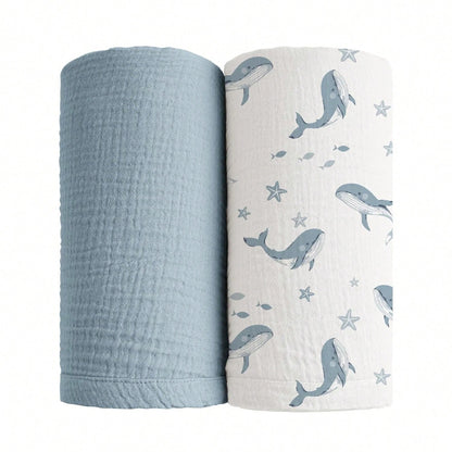 Unisex Baby Swaddle Blanket, Soft & Breathable Newborn Receiving Blanket, Essential For Baby Christening