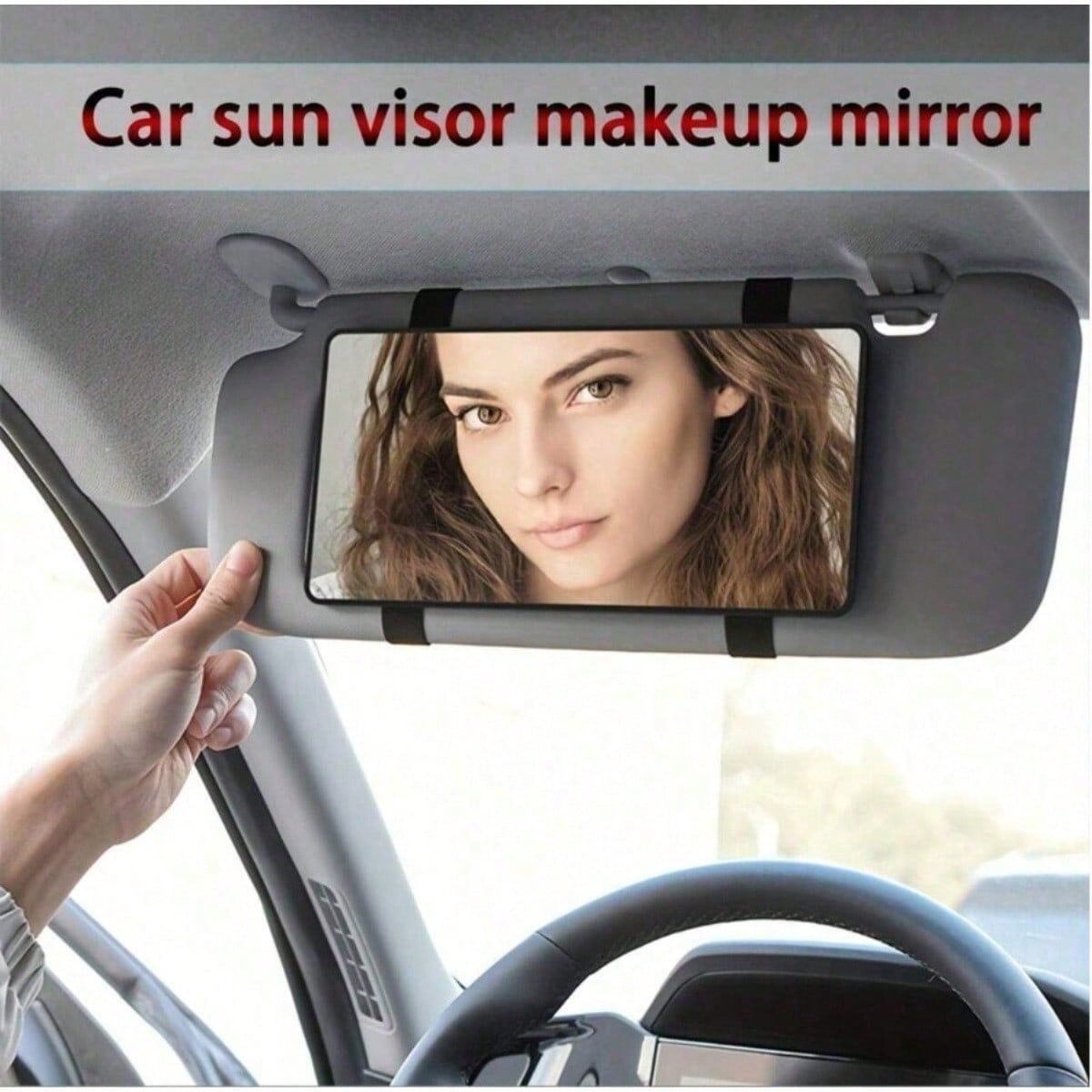Universal Car Rearview Mirror With Wide-Angle & 360° Rotation & Adjustable Suction Cup