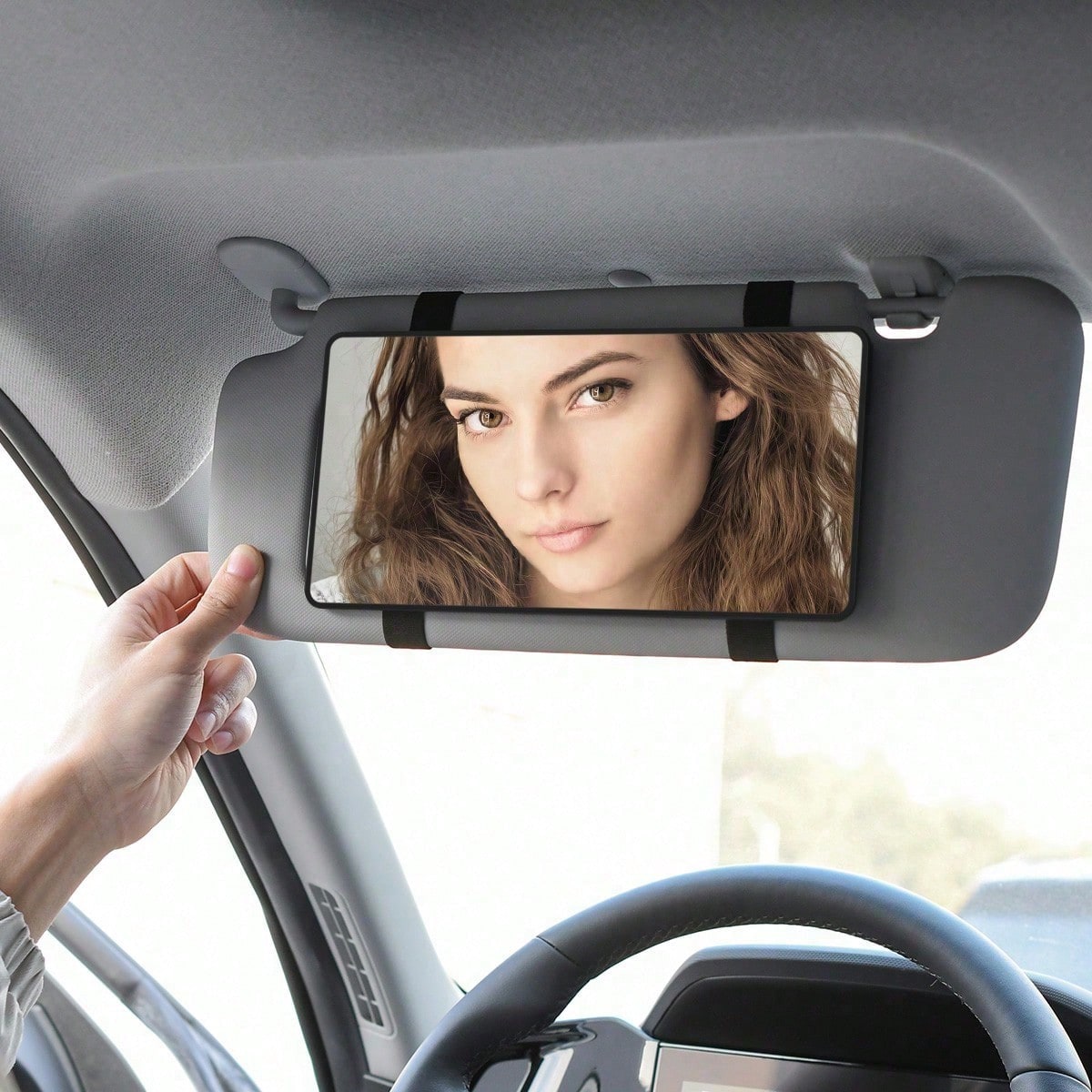 Universal Car Rearview Mirror With Wide-Angle & 360° Rotation & Adjustable Suction Cup