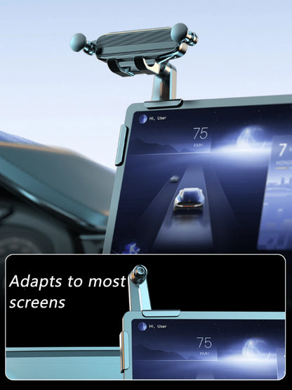 Universal Gravity Car Phone Holder, Dashboard Mounted Screen Holder, Stable Car Navigation Bracket Suitable For All Phones