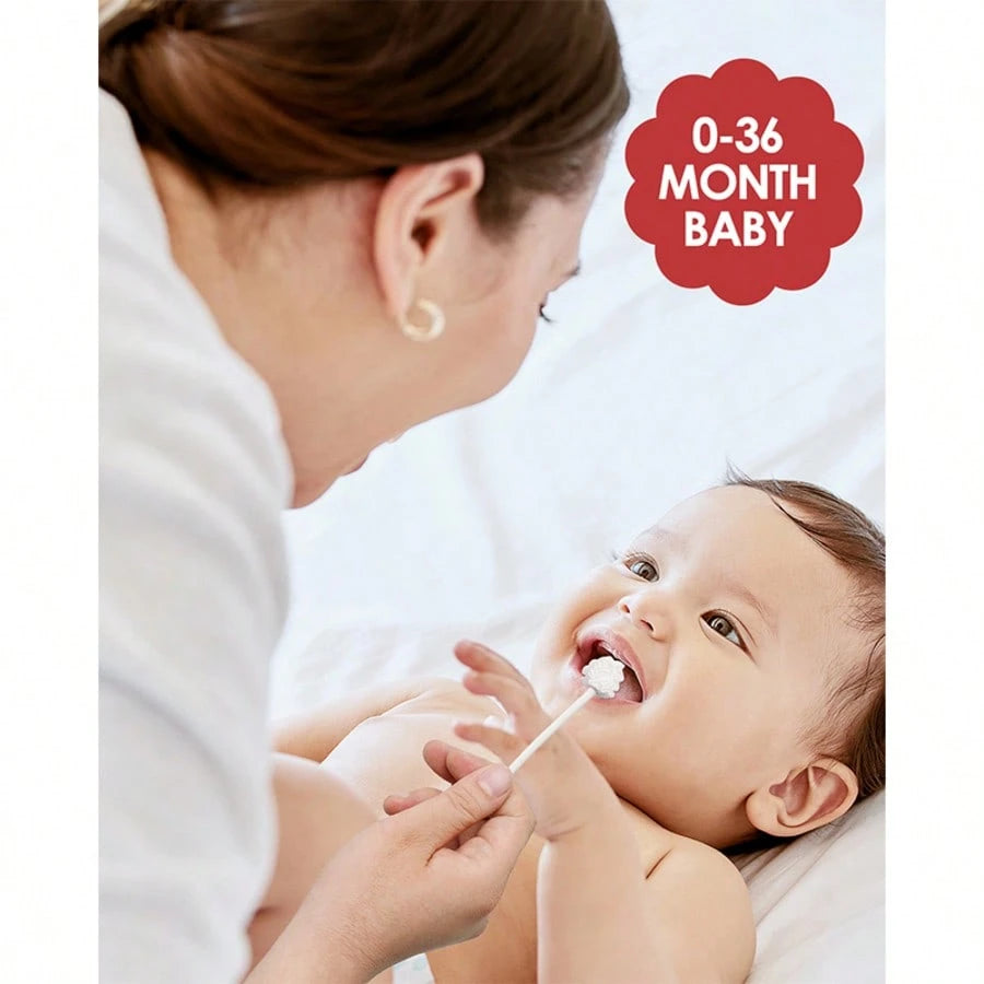 Upgraded 32PCS Baby Tongue Cleaner, Disposable Newborn Toothbrush & Oral Cleaning Stick, Gauze Gum Cleaner For Infant Dental Care, 0–36 Months Baby Mouth Wipes