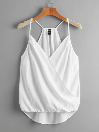 VCAY Wrap Front Cami Top