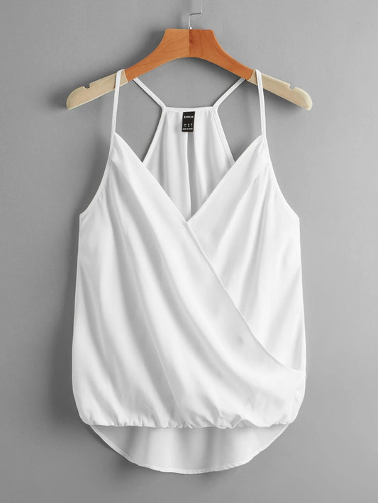 VCAY Wrap Front Cami Top