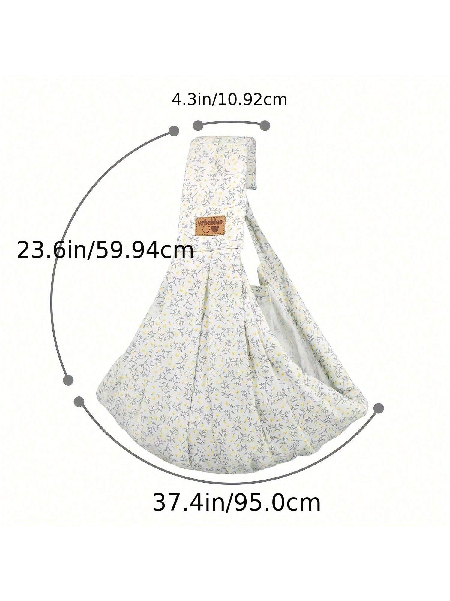 vrbabies Baby Carrier For Newborns, Adjustable Soft Cotton Front Support Baby Carrier, Essential For Caring For Travel, Suitable For New Mothers And Fathers