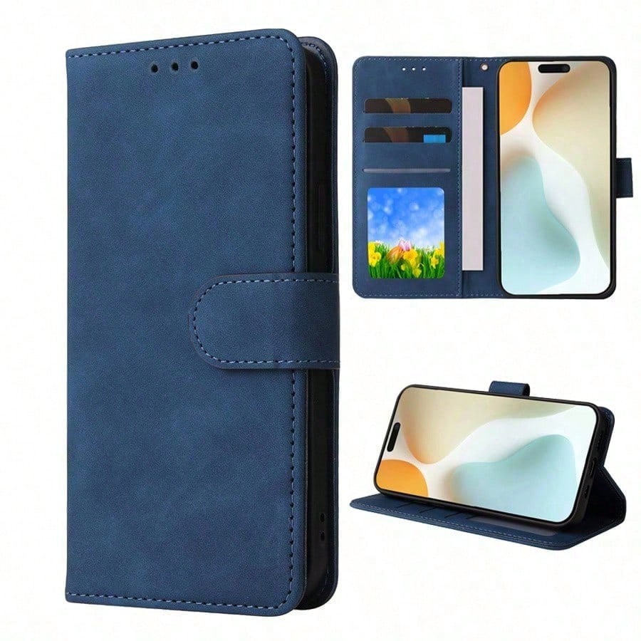 Wallet Made Of High-Quality Synthetic Leather With Card Slot, Photo Frame Holder, Gloves, Magnetic Flip Phone Case Suitable For IPhone 17 Air 16 Pro Max 15 Plus 14 Pro Max 13 Pro Max 12 11 Protective