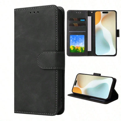 Wallet Made Of High-Quality Synthetic Leather With Card Slot, Photo Frame Holder, Gloves, Magnetic Flip Phone Case Suitable For IPhone 17 Air 16 Pro Max 15 Plus 14 Pro Max 13 Pro Max 12 11 Protective