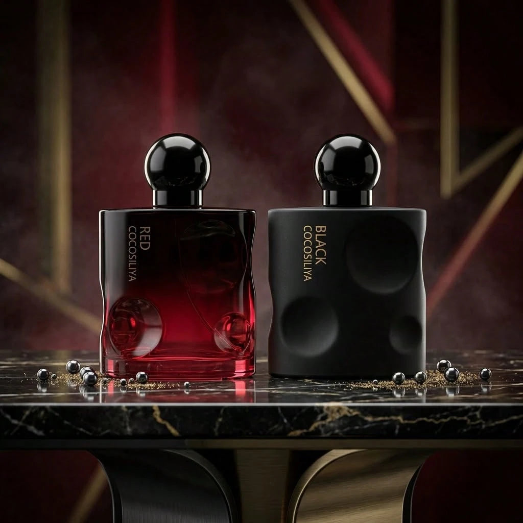 WARMKISS Lover's 011-012, Red And Black, Floral And Fruity Scent, Sporty Party, Couples, Dating, Holiday Gift, Perfume, 50ml