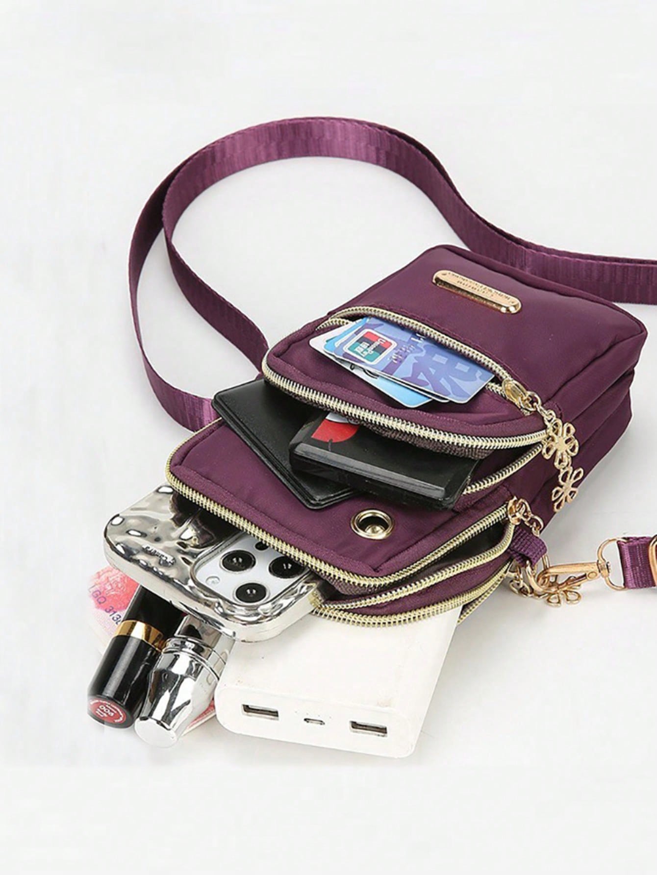 Waterproof Crossbody Bag,Small Shoulder Bag For Mobile Phone,Sport Outdoor Running Mobile Phone Arm Bag Unisex Messenger Bag Wrist Bag Mini Coin Purse