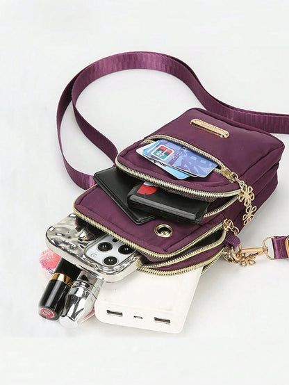 Waterproof Crossbody Bag,Small Shoulder Bag For Mobile Phone,Sport Outdoor Running Mobile Phone Arm Bag Unisex Messenger Bag Wrist Bag Mini Coin Purse