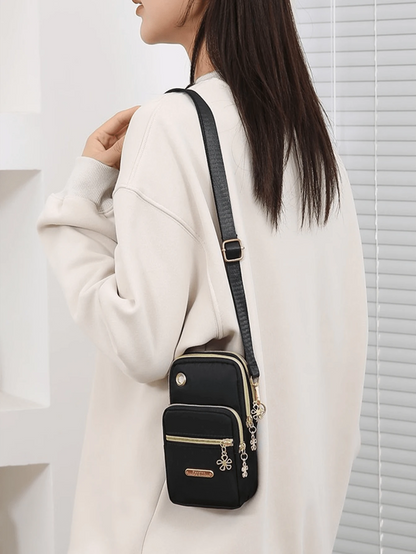 Waterproof Crossbody Bag,Small Shoulder Bag For Mobile Phone,Sport Outdoor Running Mobile Phone Arm Bag Unisex Messenger Bag Wrist Bag Mini Coin Purse