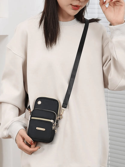 Waterproof Crossbody Bag,Small Shoulder Bag For Mobile Phone,Sport Outdoor Running Mobile Phone Arm Bag Unisex Messenger Bag Wrist Bag Mini Coin Purse
