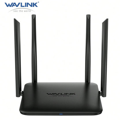 WAVLINK Dual Band WiFi Router AC1200Mbps For Home- High Speed Wireless Internet Router With 4x5dBi Antennas For Long Range, Up To 128 Devices| 5G & 2.4Ghz Gigabit Ports| MU-MIMO & Beamforming, Idea