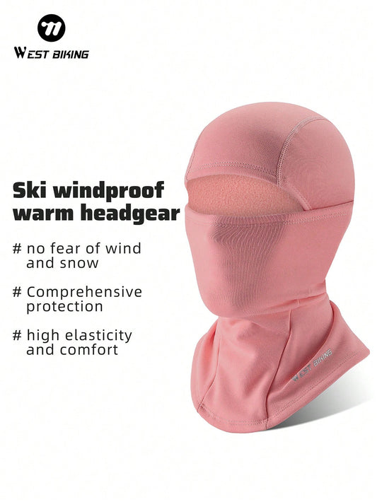 WEST BIKING Windproof SKI Mask Fleece Motorcycle Balaclava Winter Warm Cycling Mountaineering Hiking Scarf Thermal Sport Gear