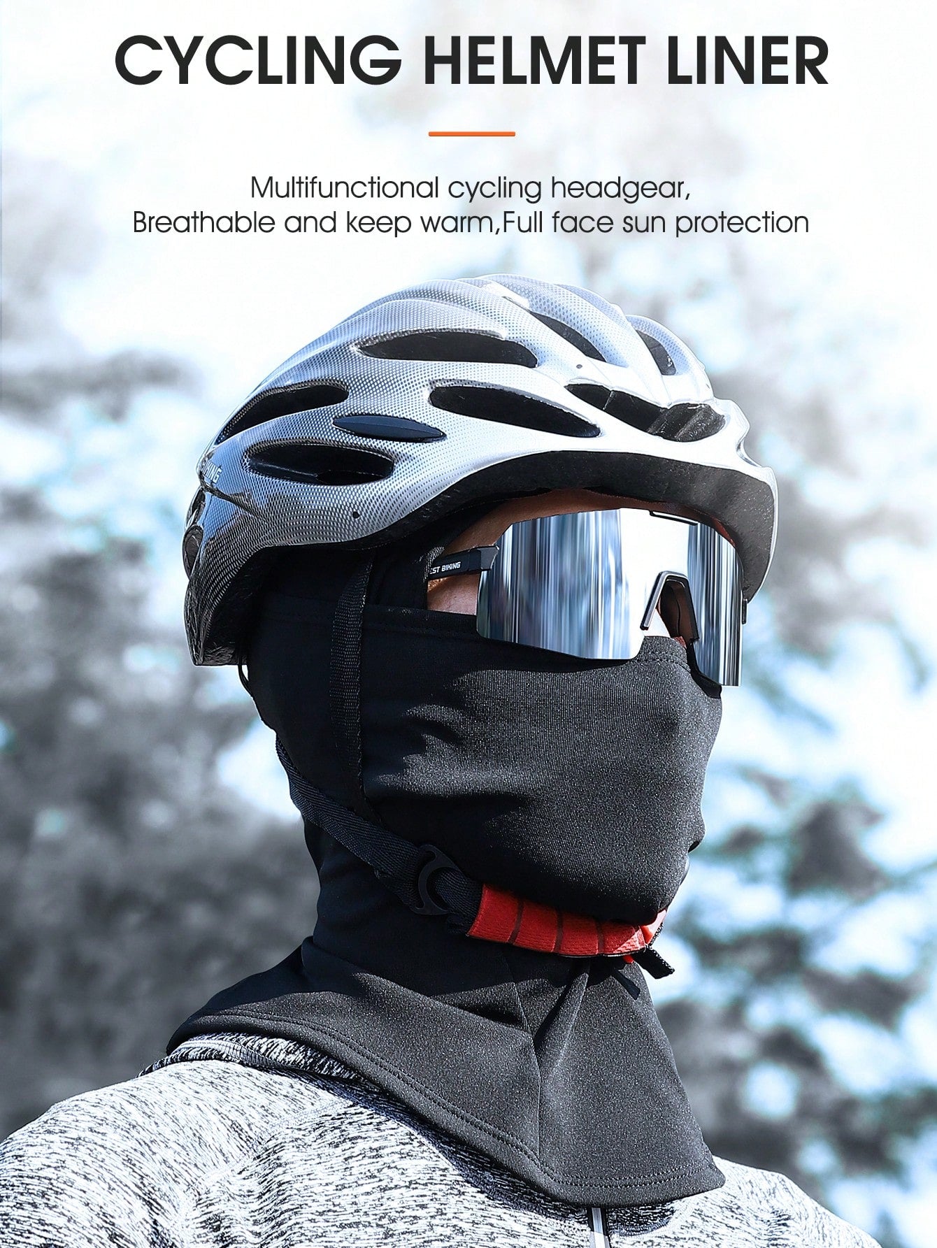 WEST BIKING Windproof SKI Mask Fleece Motorcycle Balaclava Winter Warm Cycling Mountaineering Hiking Scarf Thermal Sport Gear