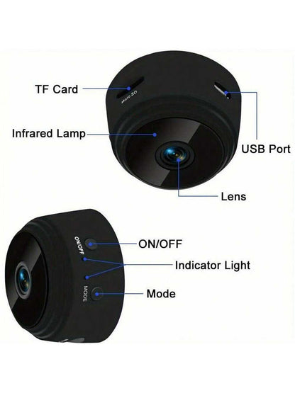Wireless Surveillance Camera- Indoor/Outdoor Wireless Monitoring, Real-Time Motion Detection, Voice Assistant Compatibility, Real-Time Christmas Monitoring Function And Home Safety, 1080P Wireless Se