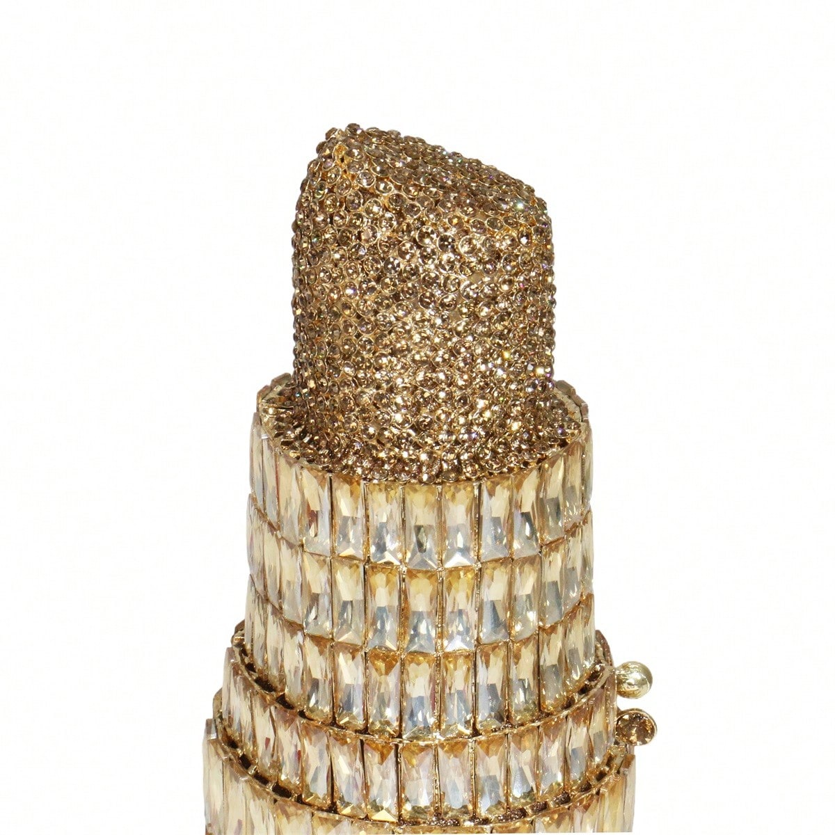 Women Chic Sparkly Lipstick Rhinestone Evening Bag Diamond Clutch Purse Small Handbag For Wedding Prom Party