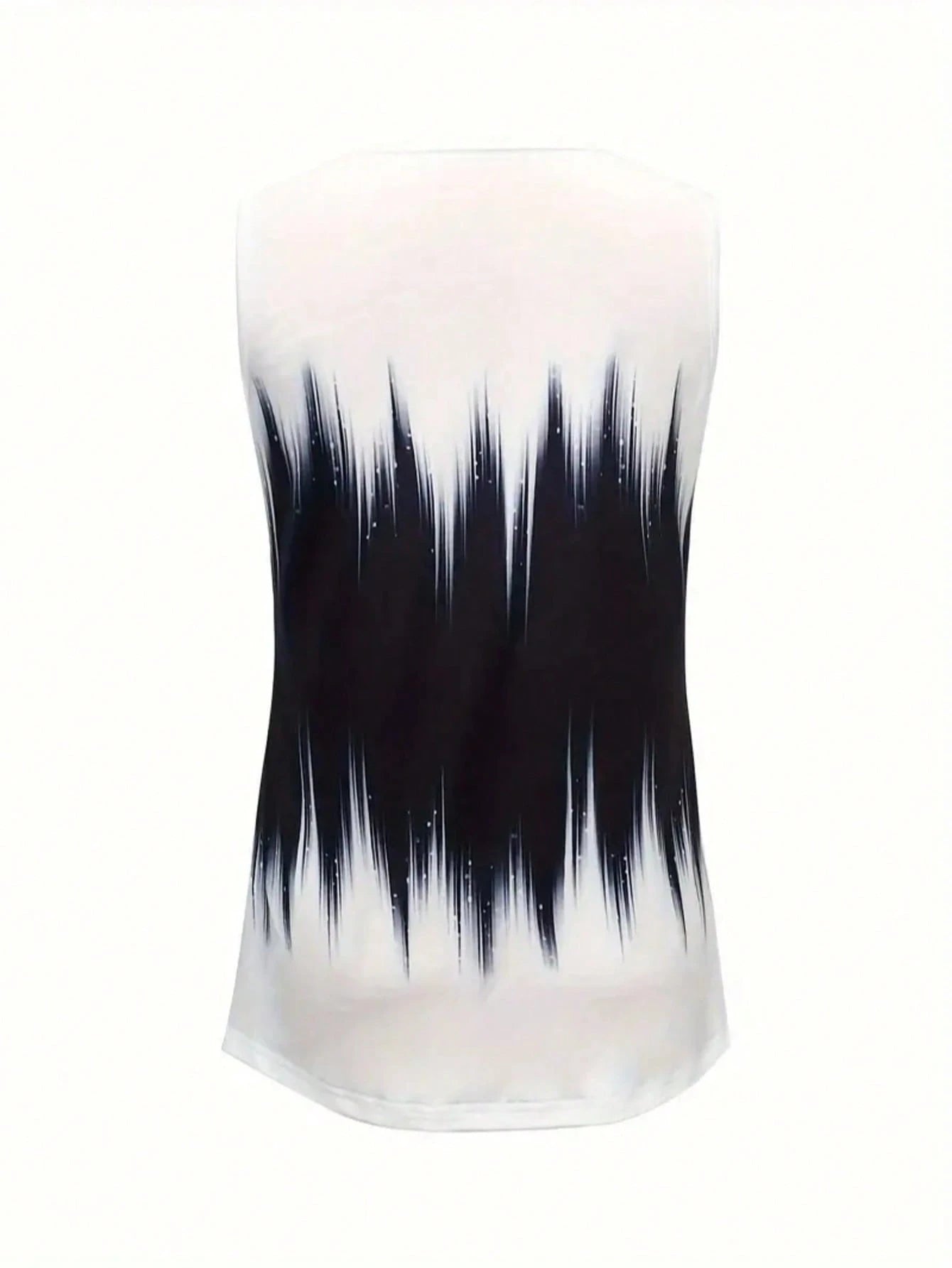 Women's 3D Geometric Pattern V-Neck Camisole Top, Suitable For Spring/Summer Festivals, Medium Stretch Casual Sports Vest Suitable For Music Festivals And Easter