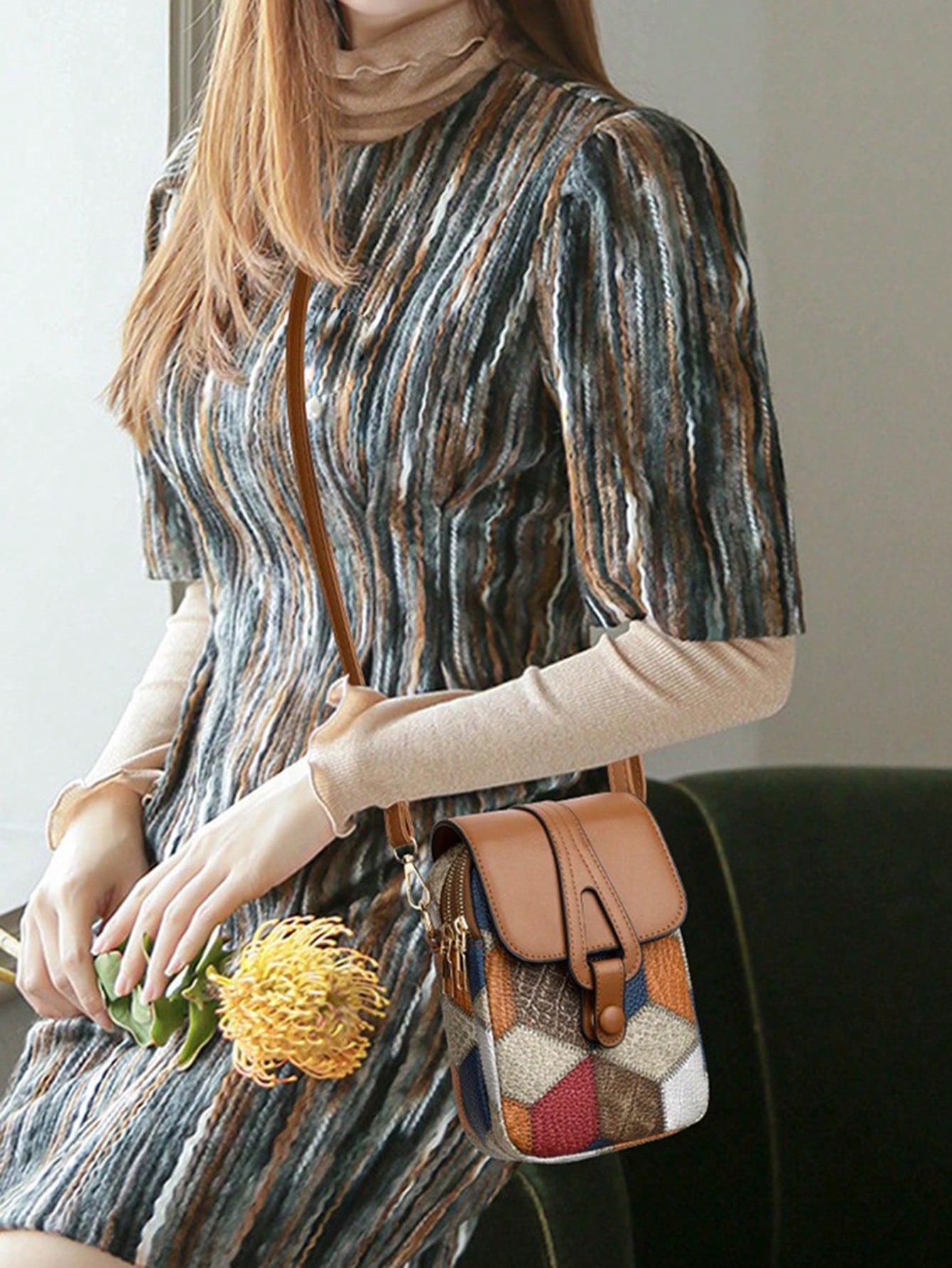 Women's Bag 2022 New Fashion Purse Korean Version Of The Simple Solid Color Long Mini  Mobile Phone Bag  Old Money