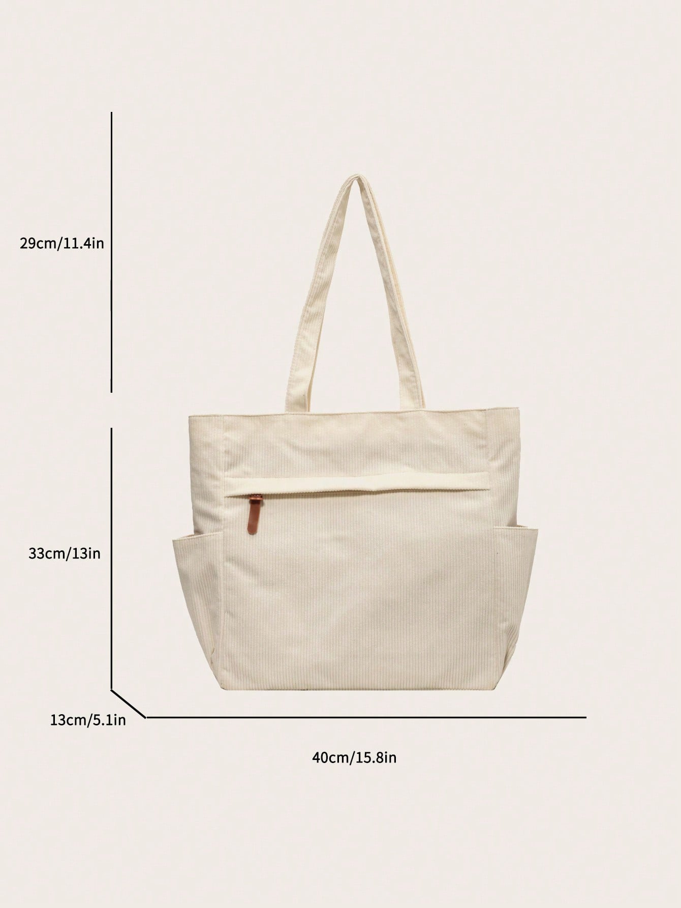 Women's Nylon Tote Bag, Large Capacity Shoulder Bag, Casual Solid Color Minimalist Handbag For Commuting