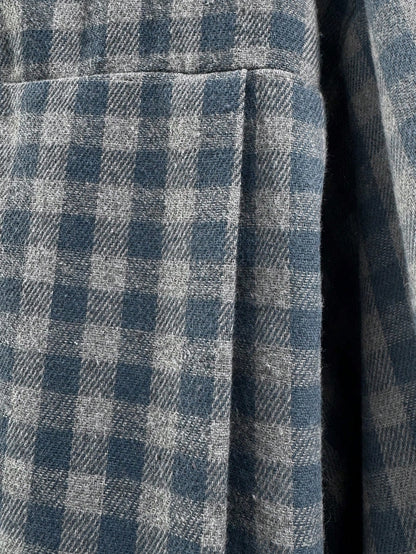 Women's Plaid Minimalist Casual Long Sleeve Brushed Shirt Spring