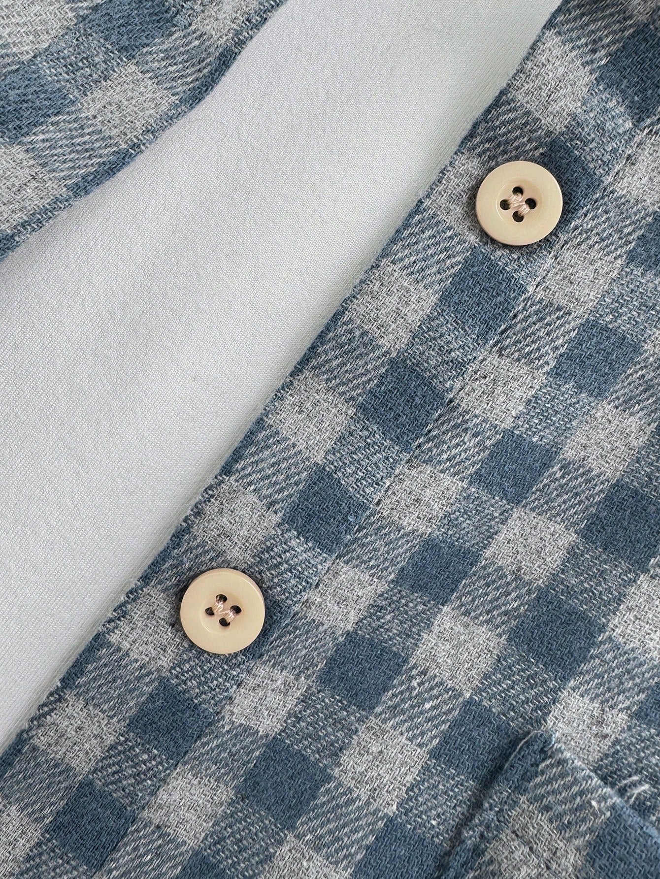 Women's Plaid Minimalist Casual Long Sleeve Brushed Shirt Spring