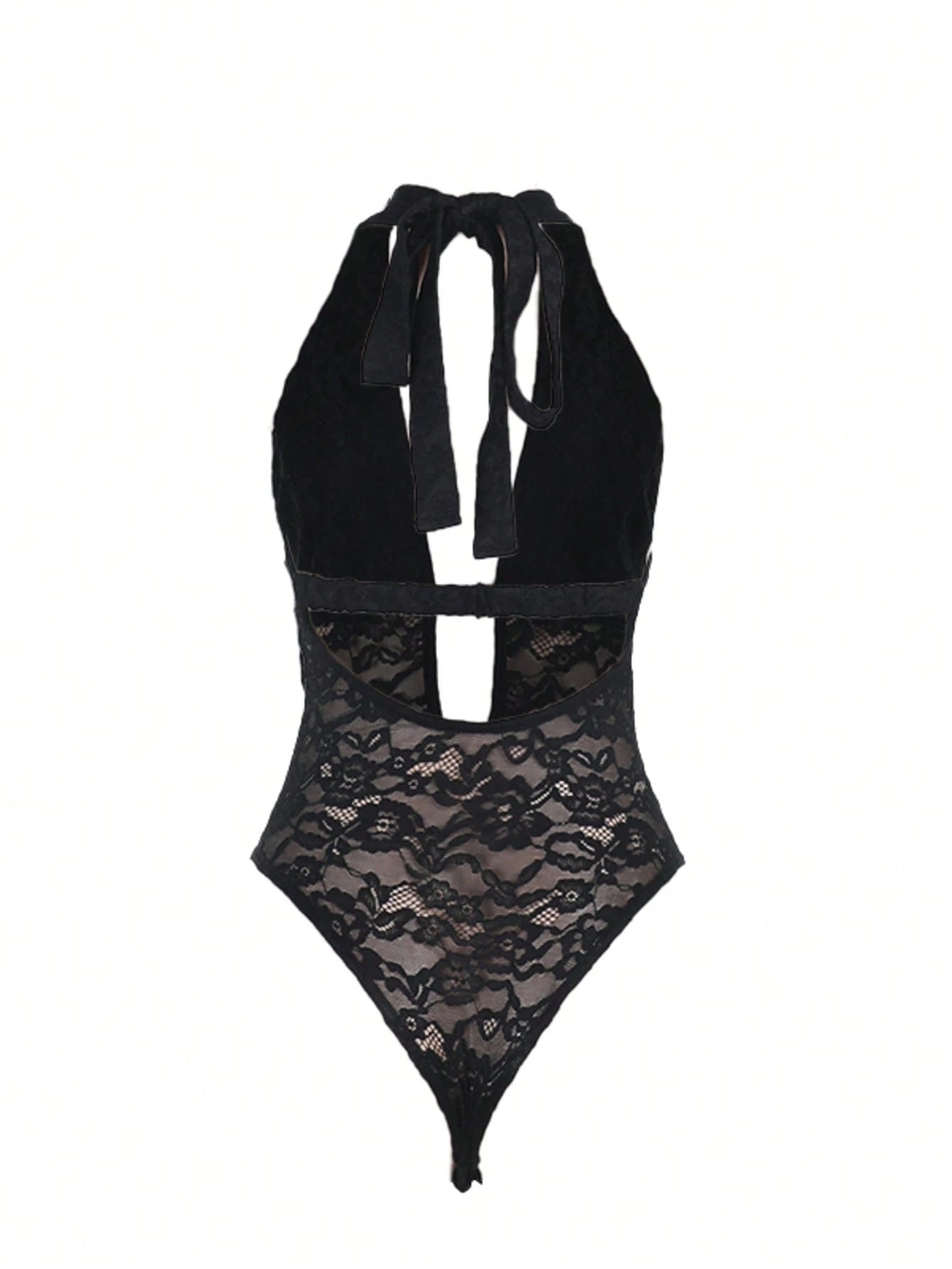 Women's Sexy Hollow Lace Halter Neck Jumpsuit, Music Festival, Summer, Black, Going Out, Party, Beach