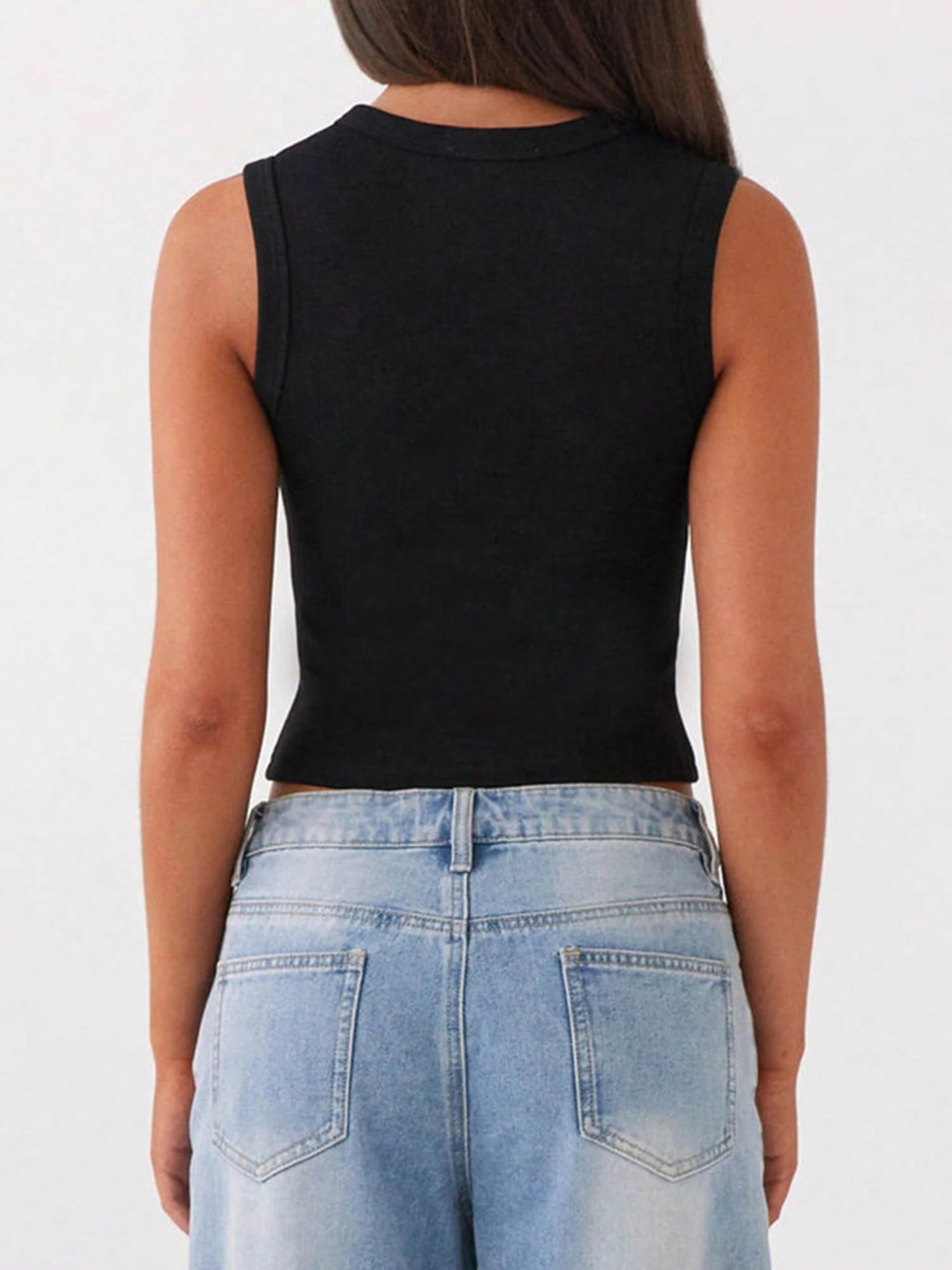 Women Y2K Ribbed Knit Crop Button Down Shirt, Solid Long Sleeve Front Button Cropped Top, Casual Summer Streetwear Grunge Club Aesthetic Blouse