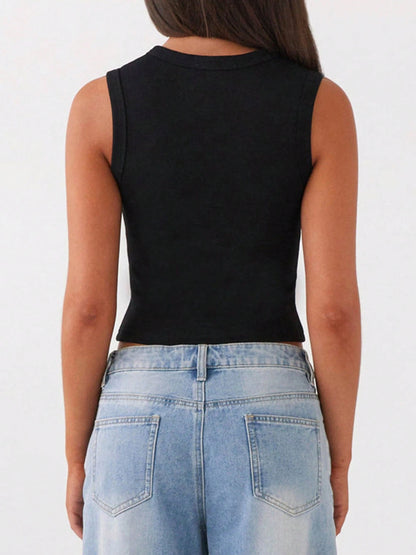 Women Y2K Ribbed Knit Crop Button Down Shirt, Solid Long Sleeve Front Button Cropped Top, Casual Summer Streetwear Grunge Club Aesthetic Blouse