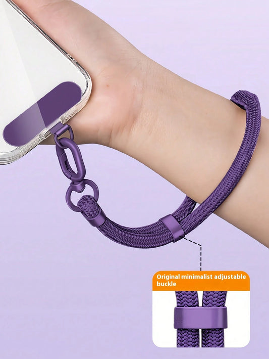 Wrist Strap Phone Lanyard Short Adjustable, 2026 New Smart Phone Wristband Charm Accessory, With Adjustable Buckle Anti-Loss Anti-Drop Anti-Theft, Durable Polyester Braided Rope Phone Chain, Premium P