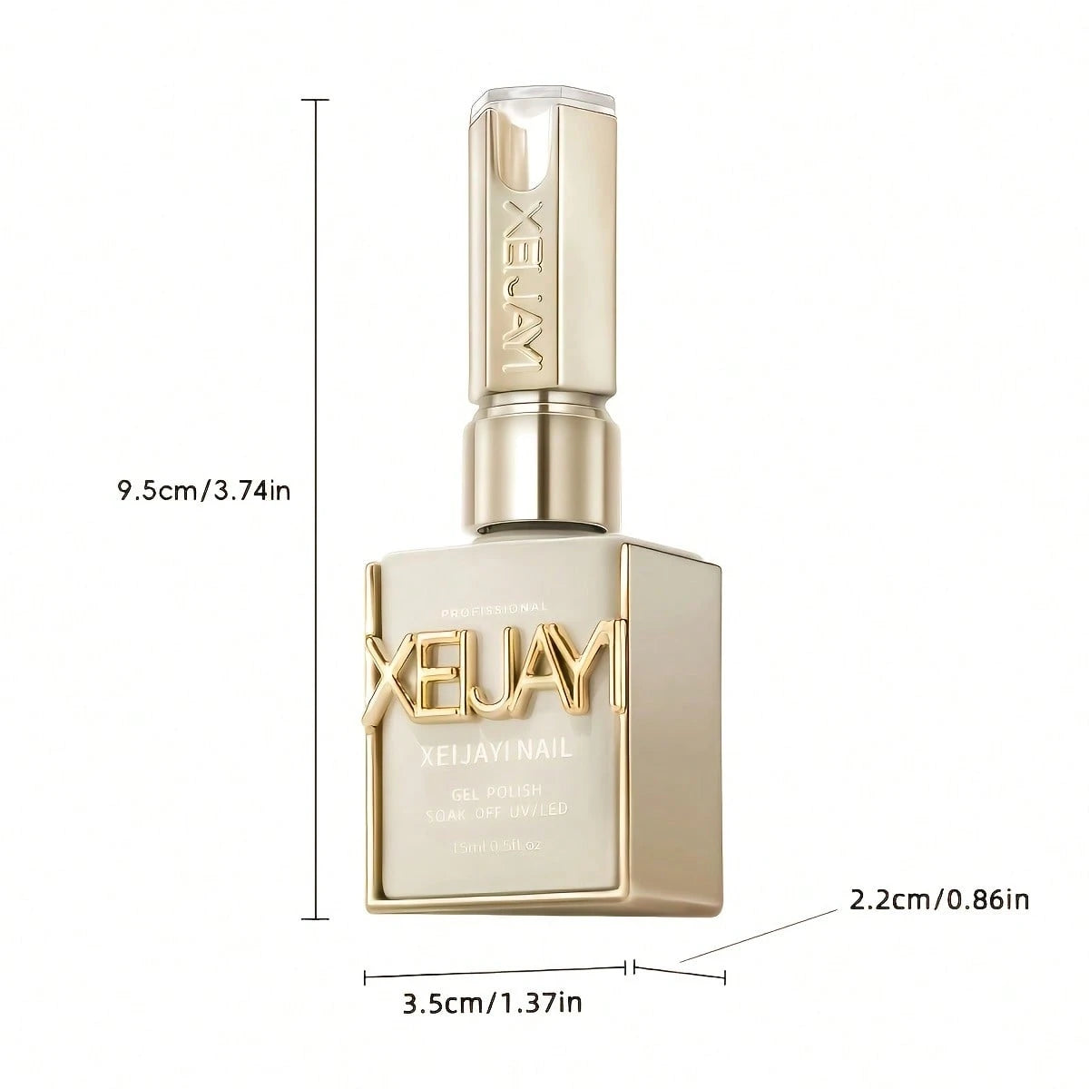 XEIJAYI Cat Eye Nail 2026 Holographic Nail Art 2pcs 15ml Reflective Cat's Eye Magnetic Nail Gel Soaking LED Gel Salon Female Nail Art Tools Fashion Nail Gel