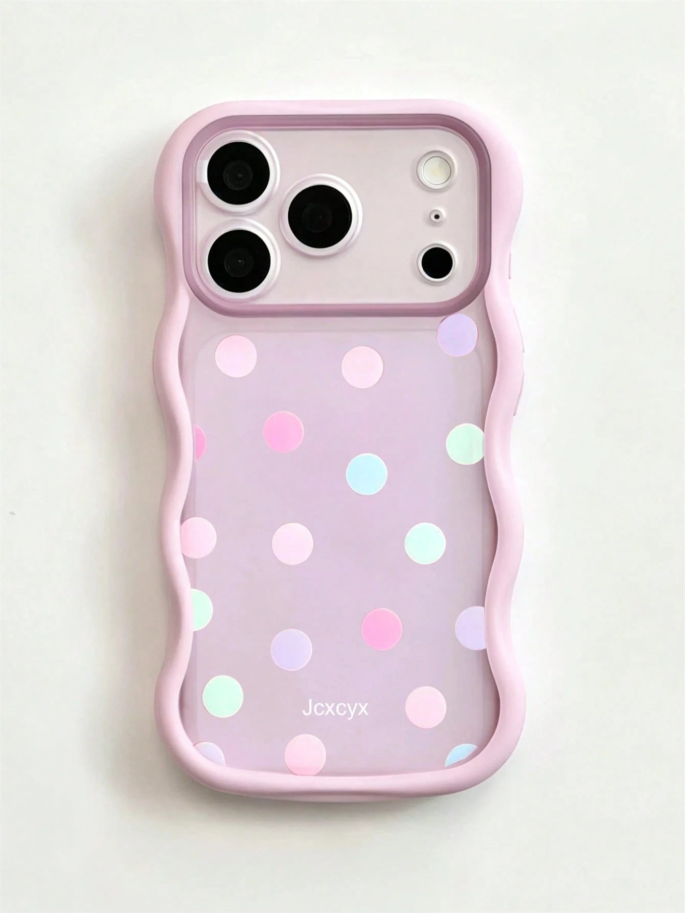 Y2K Cute Full Screen Colorful Polka Dot Semi-Transparent Matte Soft Phone Case, Compatible With IPhone 18 Pro Max 17 Pro Max 17 Pro 17 16 Pro Max 16 Pro 16 15 Pro Max 15 Pro 14 Pro Max 14 Pro 13, Fash