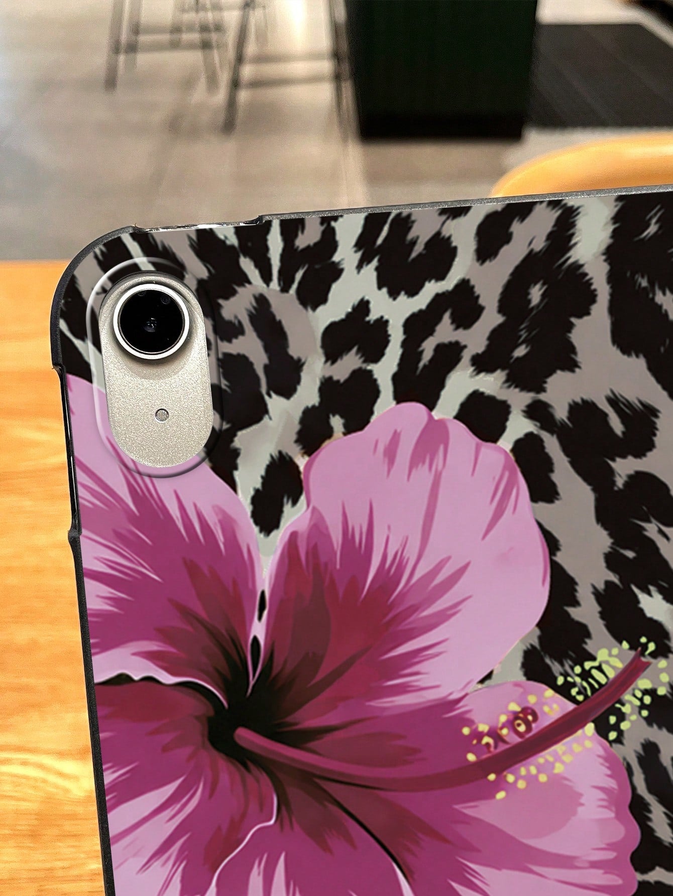 Y2K Leopard Print Hibiscus Flower Tablet Case- Compatible With IPad Case, Shockproof Cute Aesthetic Cover, IPad Accessories Quick Ship Gifts, Compatible With Kindle Case, Compatible With IPad Cases 1
