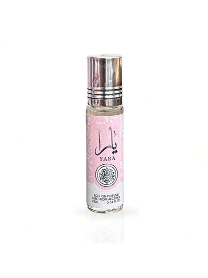 YARA Roll-On Perfume Oil CPO- 10ML (0.34 OZ)| Gourmand Accord, Vanilla, Musk, Heliotrope, Orchid, Tangerine., Fragrance, Perfume, Unisex, Spray, Long Lasting, Parfum, Scent, Notes, Signature, Luxury