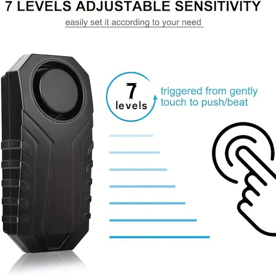 [YNF Bicycle Anti-Theft]113dB Bike Anti-Theft Alarm With Remote| 6-Month Battery Life & Loud Security Alert- Ultimate Cycling Protection Device"Powersports Alarms &Anti-Theft