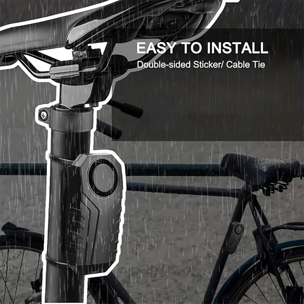 [YNF Bicycle Anti-Theft]113dB Bike Anti-Theft Alarm With Remote| 6-Month Battery Life & Loud Security Alert- Ultimate Cycling Protection Device"Powersports Alarms &Anti-Theft