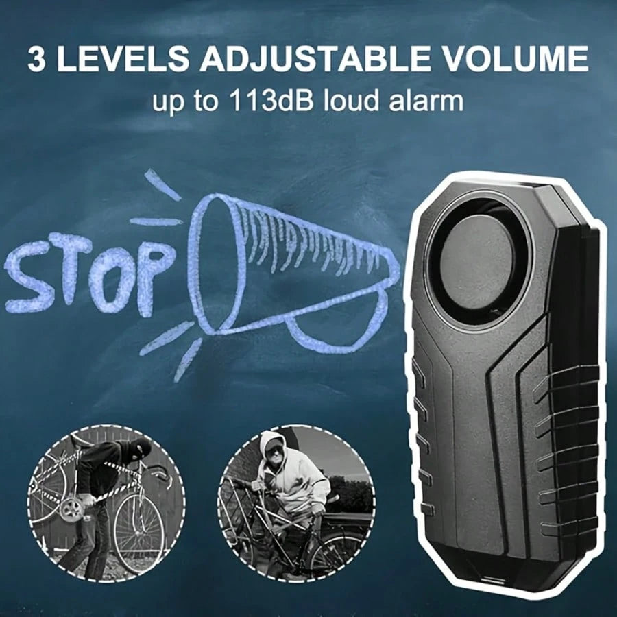 [YNF Bicycle Anti-Theft]113dB Bike Anti-Theft Alarm With Remote| 6-Month Battery Life & Loud Security Alert- Ultimate Cycling Protection Device"Powersports Alarms &Anti-Theft